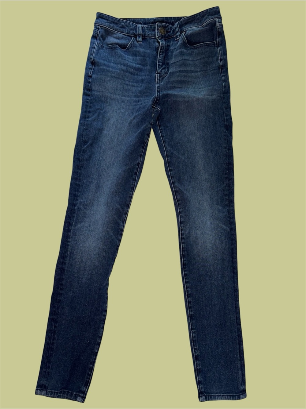 (🎃3 for 12🎃) American Eagle Dark Blue Super High Rise Jegging Jean - 1 callout